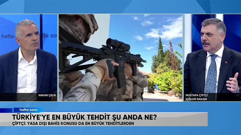 İçişleri Bakanı Mustafa Çiftçi, merak edilen soruları CNN TÜRK'te Hafta Sonu'nda yanıtladı