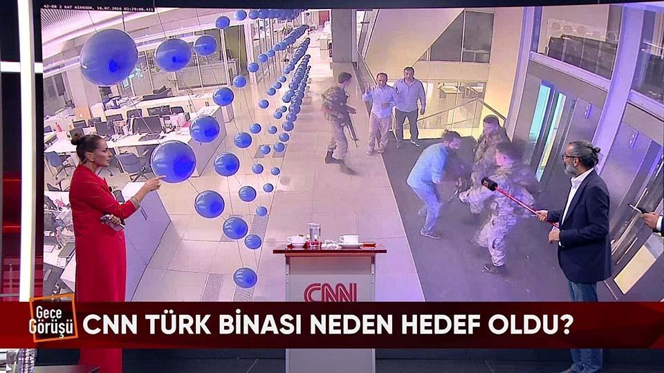 CNN TÜRK binası neden hedef oldu? Erdoğan'ın uçağı İstanbul'a nasıl indir? FETÖ elebaşı öldü, örgüt yaşıyor mu? Gece Görüşü 15 Temmuz özel yayınında konuşuldu