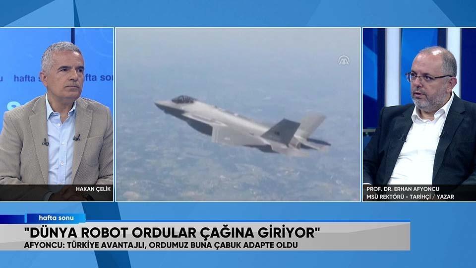 Tarihçi-Yazar Prof. Dr. Erhan Afyoncu gündemin önemli başlıklarını CNN TÜRK'te Hafta Sonu'nda değerlendirdi
