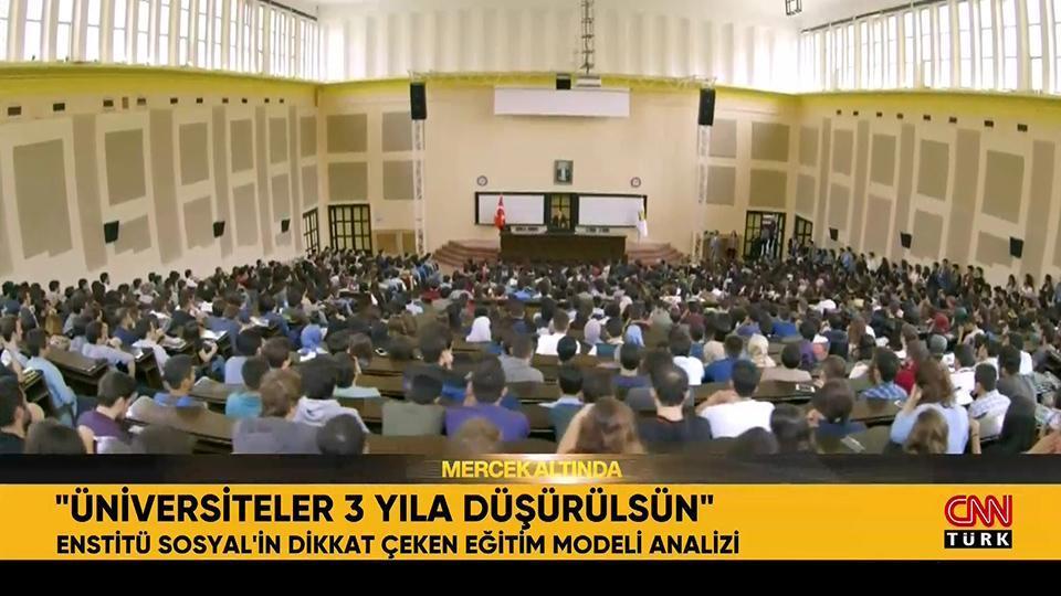 Enstitü Sosyal'in dikkat çeken eğitim modeli analizi: Üniversiteler 3 yıla düşürülsün