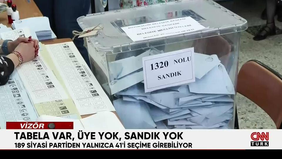 Tabela var, üye yok, sandık yok