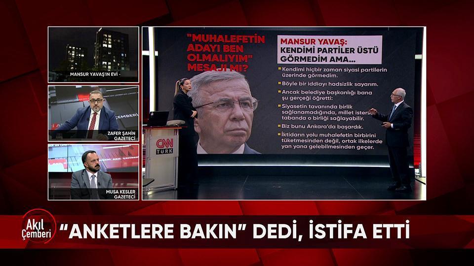 Mansur Yavaş şimdi ne yapacak? Kimdir bu Enver Altaylı? ABD-Çin: Savaştan önce son buluşma mı? Akıl Çemberi'nde konuşuldu