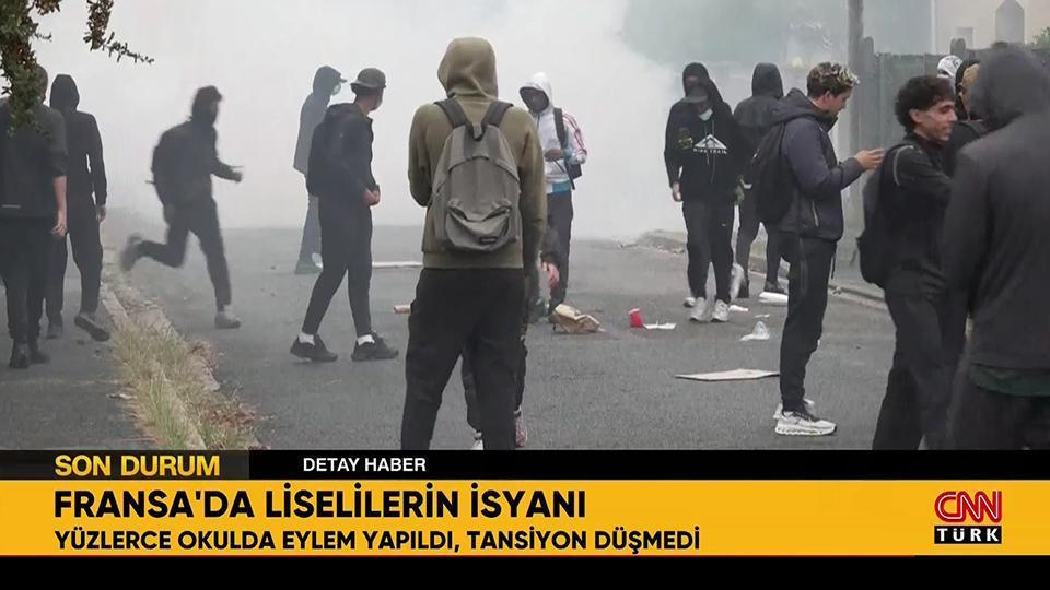 Fransa'da liselilerin isyanı