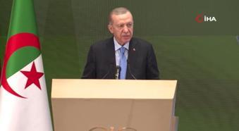 Cumhurbaşkanı Erdoğan, Cezayir-Türkiye İş Forumu'nda konuştu