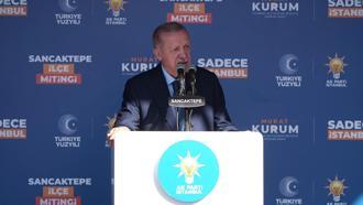 Cumhurbaşkanı Erdoğan Sancaktepede: Deste deste paralarla kule yaptılar