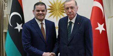 Erdoğan, Libya Başbakanı Dibeybe ile görüştü
