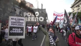 Arjantinde hükümete tepki Halk yeniden sokakta Açlıktan ölüyoruz