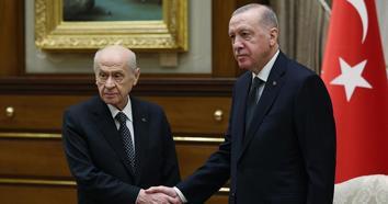 Cumhurbaşkanı Erdoğan, Bahçeli ile telefonda görüştü