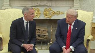 GÖZÜ KANADA’DA Beyaz Sarayda Trump-Carney görüşmesi böyle geçti