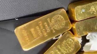 Edirnede otomobilde 9,9 kilogram külçe altın ele geçirildi