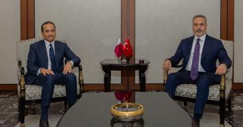 Bakan Fidan Katarlı Mevkidaşı ile görüştü