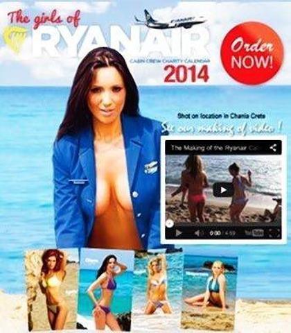 Ryanair hosteslerinin seksi takvim çekiminin perde arkası