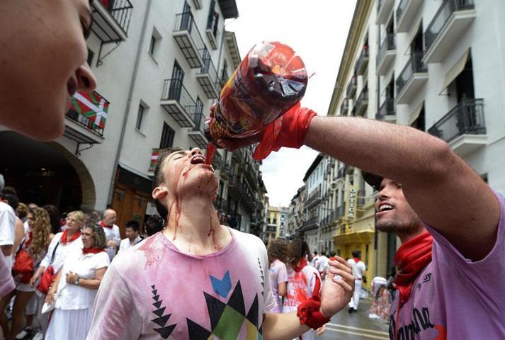 San Fermin festivali başladı