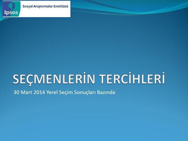 IPSOS Cumhurbaşkanlığı Seçimi Sandık Sonrası Araştırması