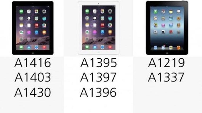 iPad Air 2nin önceki iPadlerle karşılaştırması