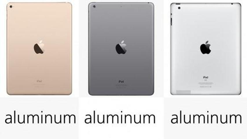iPad Air 2nin önceki iPadlerle karşılaştırması