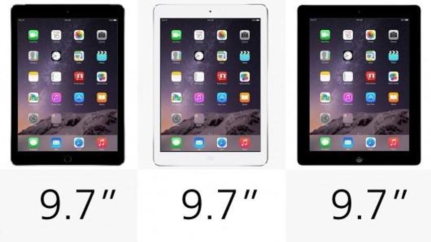 iPad Air 2nin önceki iPadlerle karşılaştırması