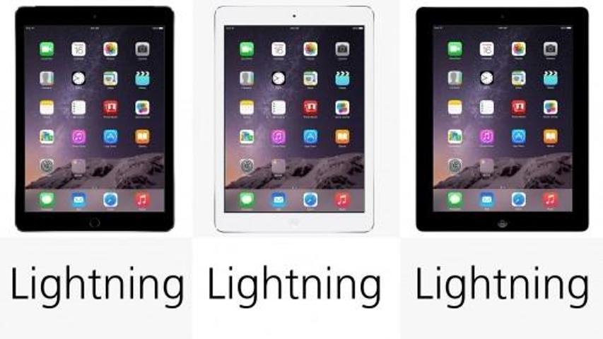 iPad Air 2nin önceki iPadlerle karşılaştırması