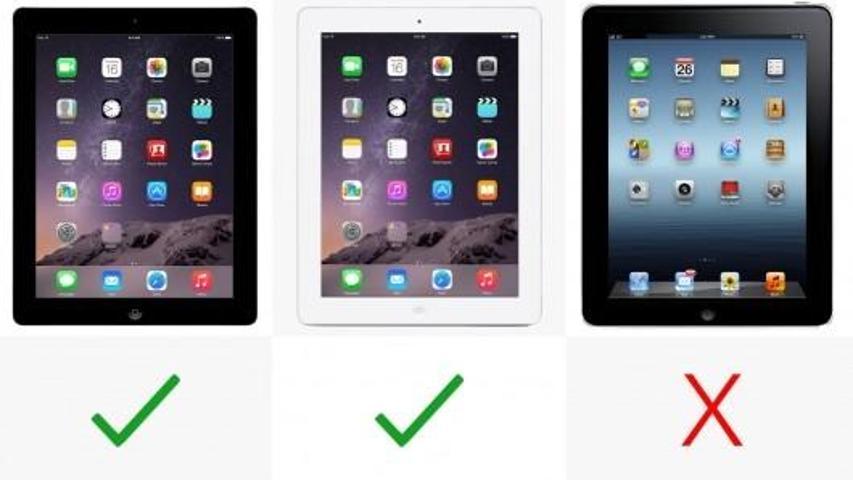iPad Air 2nin önceki iPadlerle karşılaştırması