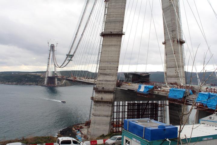 Üçüncü Köprüde sona 391 metre kaldı