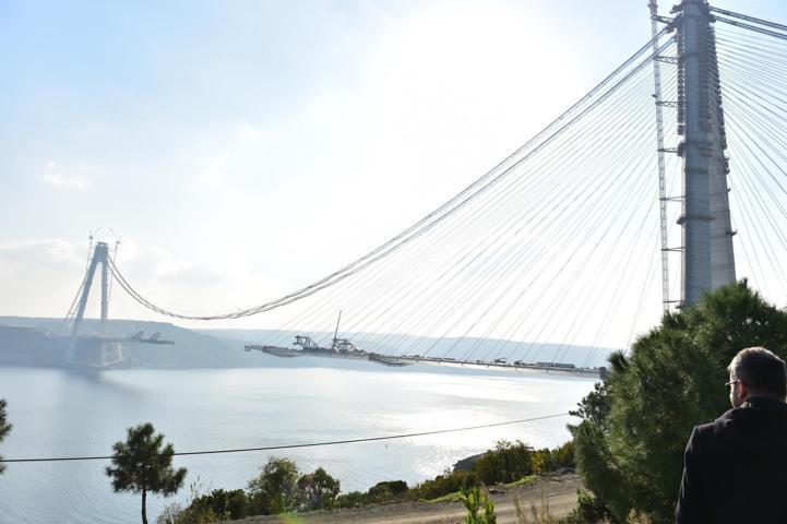 Üçüncü Köprüde sona 391 metre kaldı