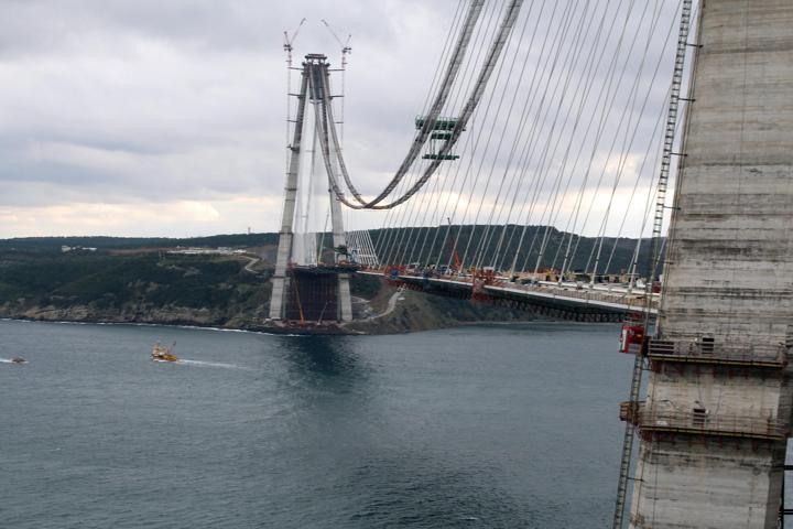 Üçüncü Köprüde sona 391 metre kaldı