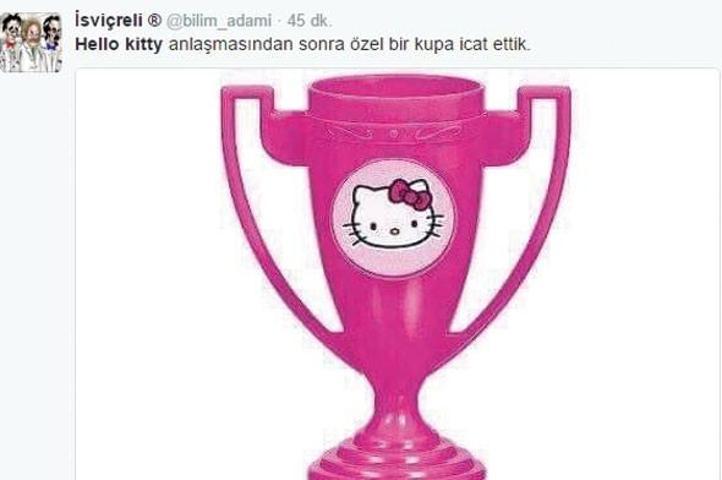 Fenerbahçe Hello Kittyle anlaşınca capsler