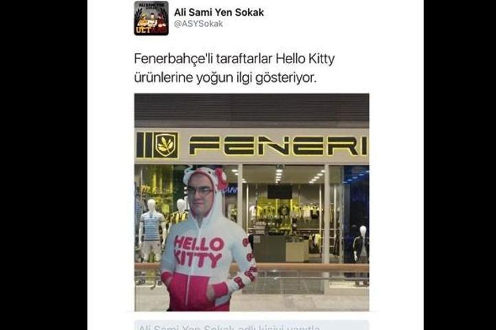 Fenerbahçe Hello Kittyle anlaşınca capsler