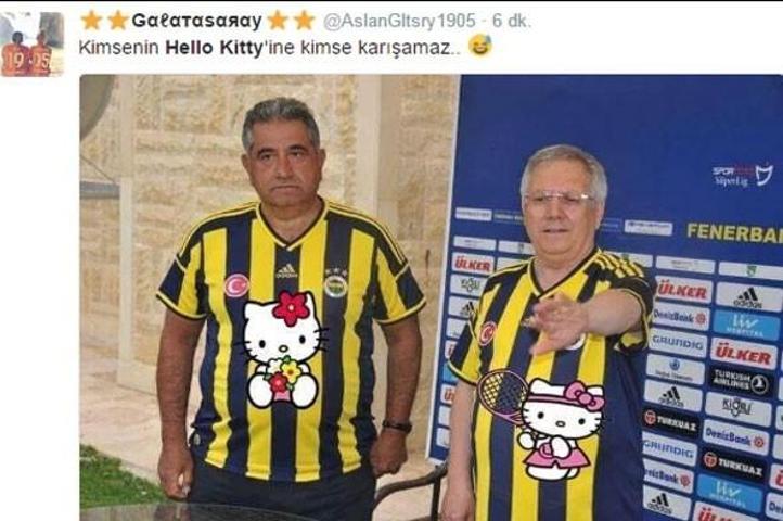 Fenerbahçe Hello Kittyle anlaşınca capsler