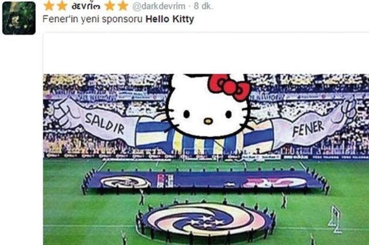 Fenerbahçe Hello Kittyle anlaşınca capsler