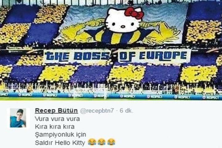 Fenerbahçe Hello Kittyle anlaşınca capsler