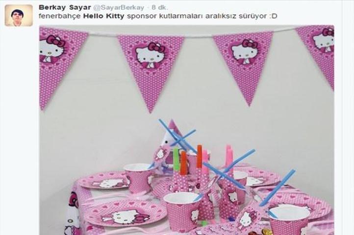 Fenerbahçe Hello Kittyle anlaşınca capsler