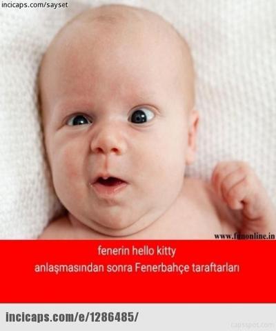 Fenerbahçe Hello Kittyle anlaşınca capsler