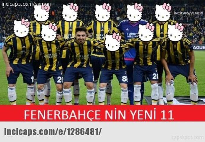 Fenerbahçe Hello Kittyle anlaşınca capsler