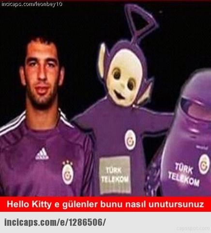 Fenerbahçe Hello Kittyle anlaşınca capsler