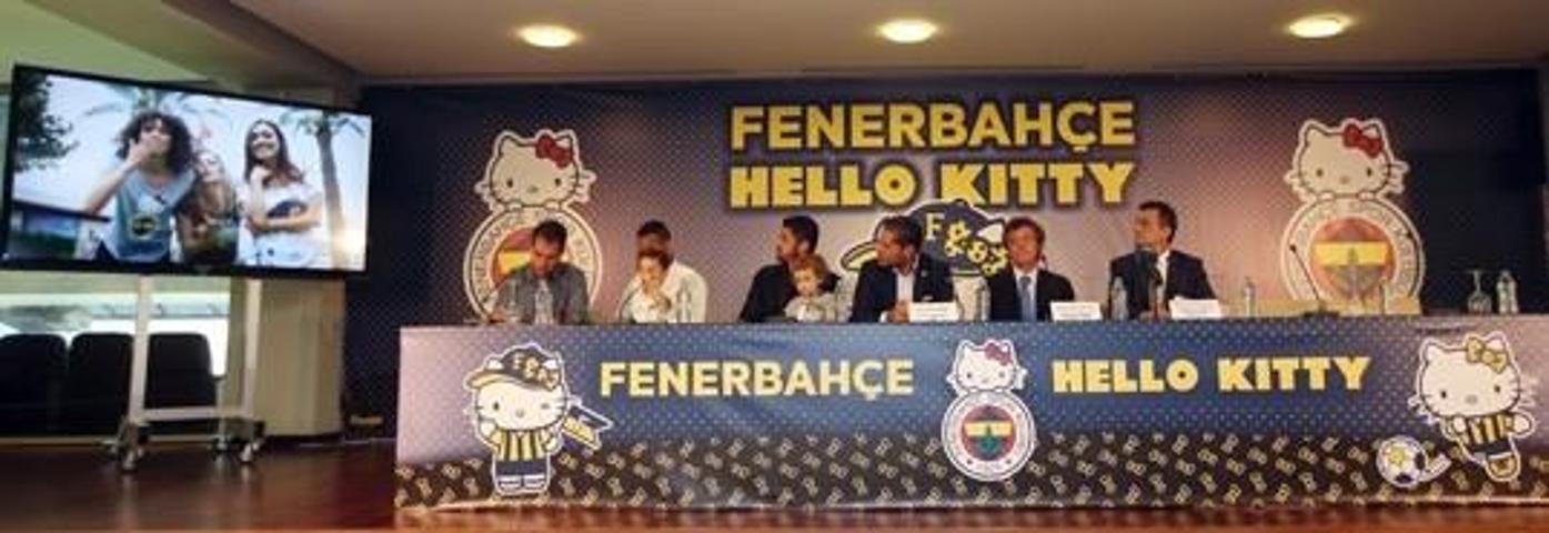 Fenerbahçe ile Hello Kitty arasında imzalar atıldı
