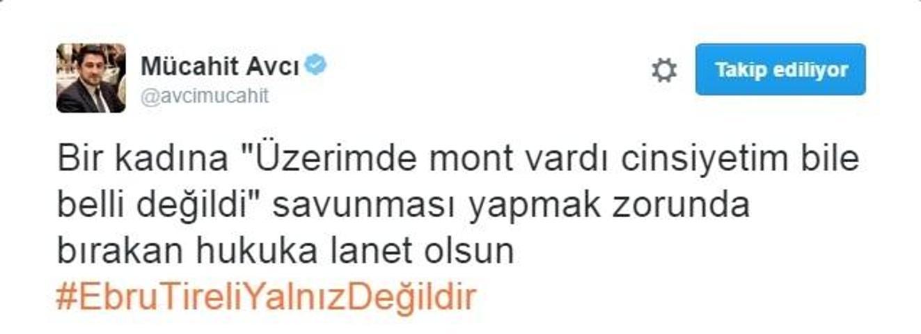 Sosyal medya kullanıcıları: Ebru Tireli yalnız değildir