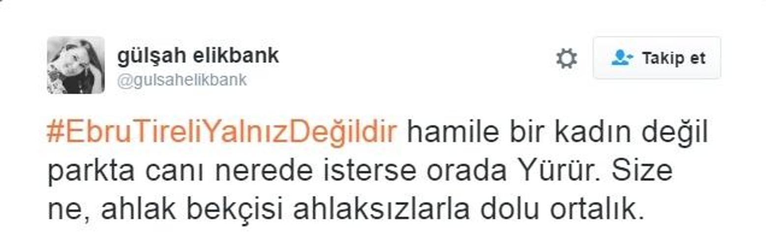 Sosyal medya kullanıcıları: Ebru Tireli yalnız değildir