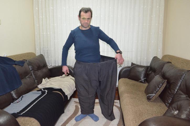 2 yılda 100 kilo verdi