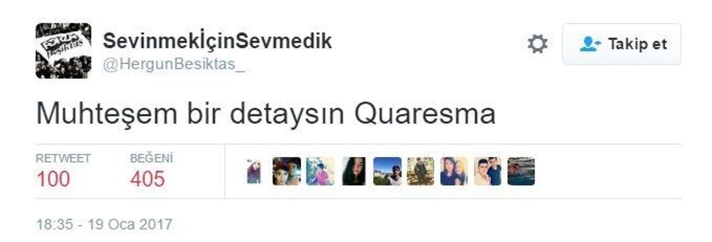 Utku Yuvakuran ve Quaresma Twitterı salladı