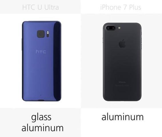 HTC U Ultra vs. iPhone 7 Plus
