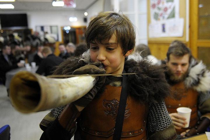 İskoçlar Viking atalarını festivalde böyle andılar