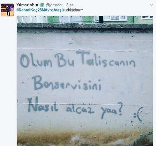 Beşiktaş taraftarı Rahmi Koçtan Taliscayı istedi