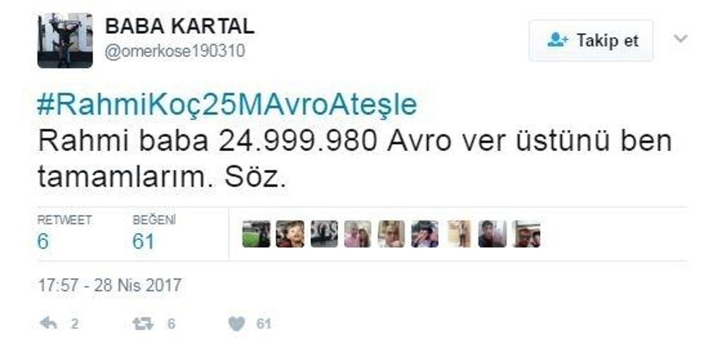 Beşiktaş taraftarı Rahmi Koçtan Taliscayı istedi