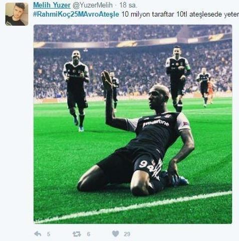 Beşiktaş taraftarı Rahmi Koçtan Taliscayı istedi