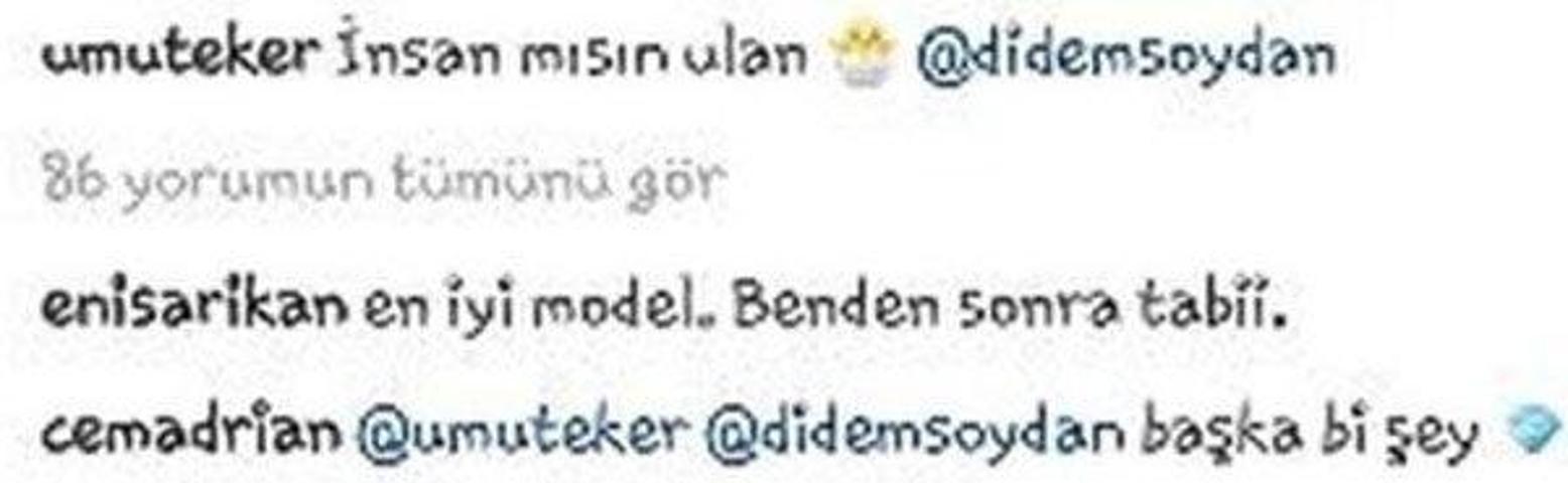 Umut Eker’den Didem Soydan’a ilginç yorum