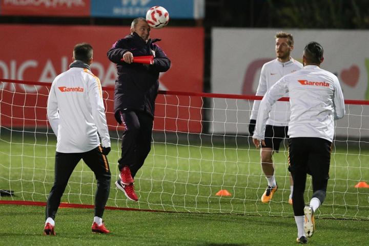 Fatih Terim idmanda şov yaptı