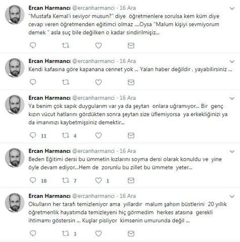 Skandal sözleri söyleyen öğretmenin çalıştığı okulun müdüründen açıklama