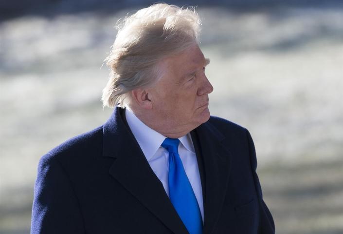 Trumpa ilginç benzetme Topal bir ördek görüntüsü var