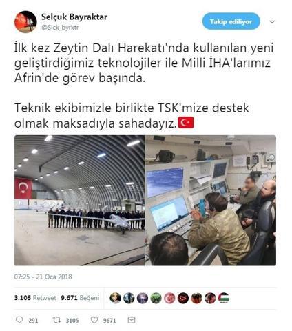 Milli İHA, Afrinde ilk kez görev başında